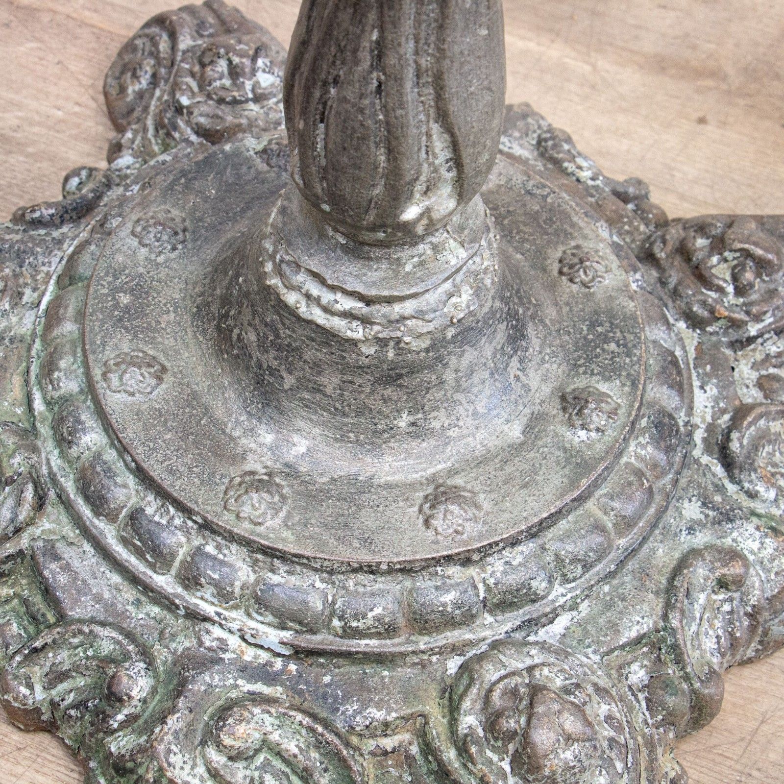 Imposing Pair Of Heavy Cast Iron Plinths Or Bases photo furniture