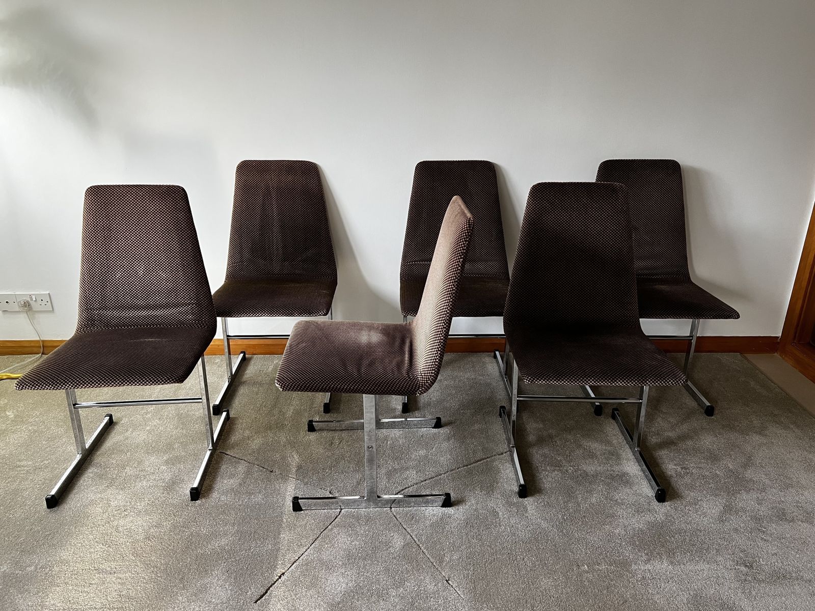 Set Of Six Pieff Lisse Cantilever Carver Chairs (1970s) By Tim Bates photo vinterior
