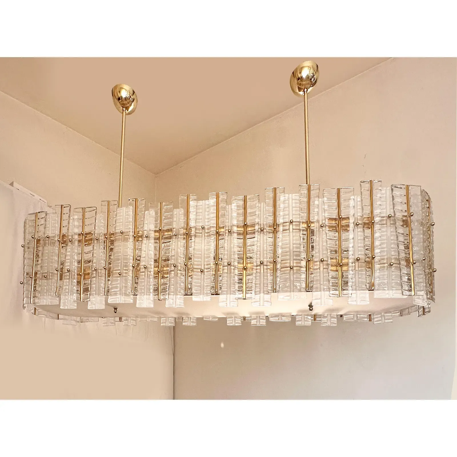 Luxury Modern Italian Tropical Gold Murano Glass Chandelier By Simoeng photo 17389.0