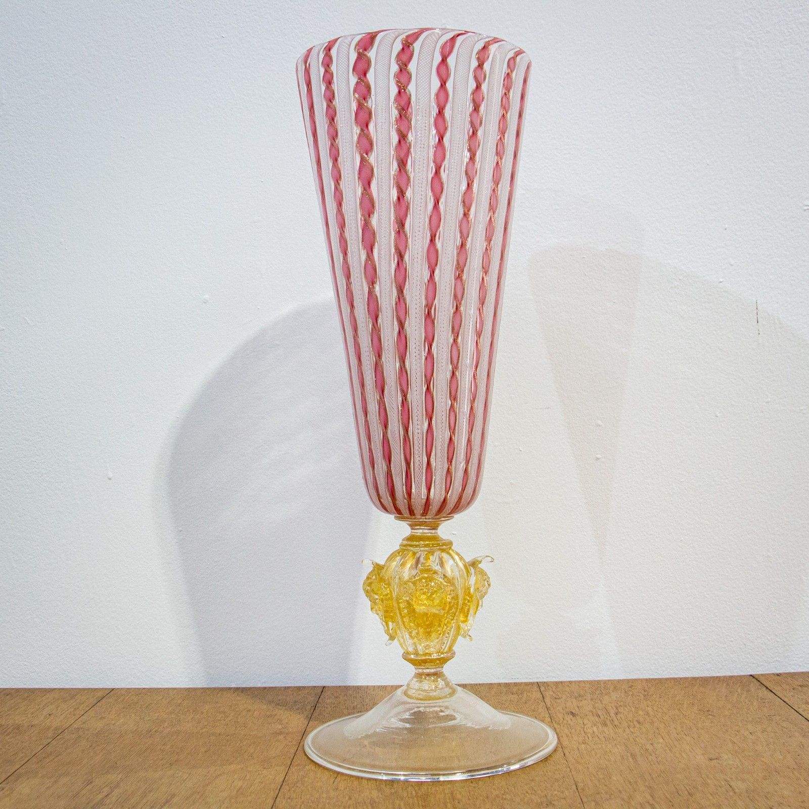 19th Century Murano Latticino Vase photo 1040.0
