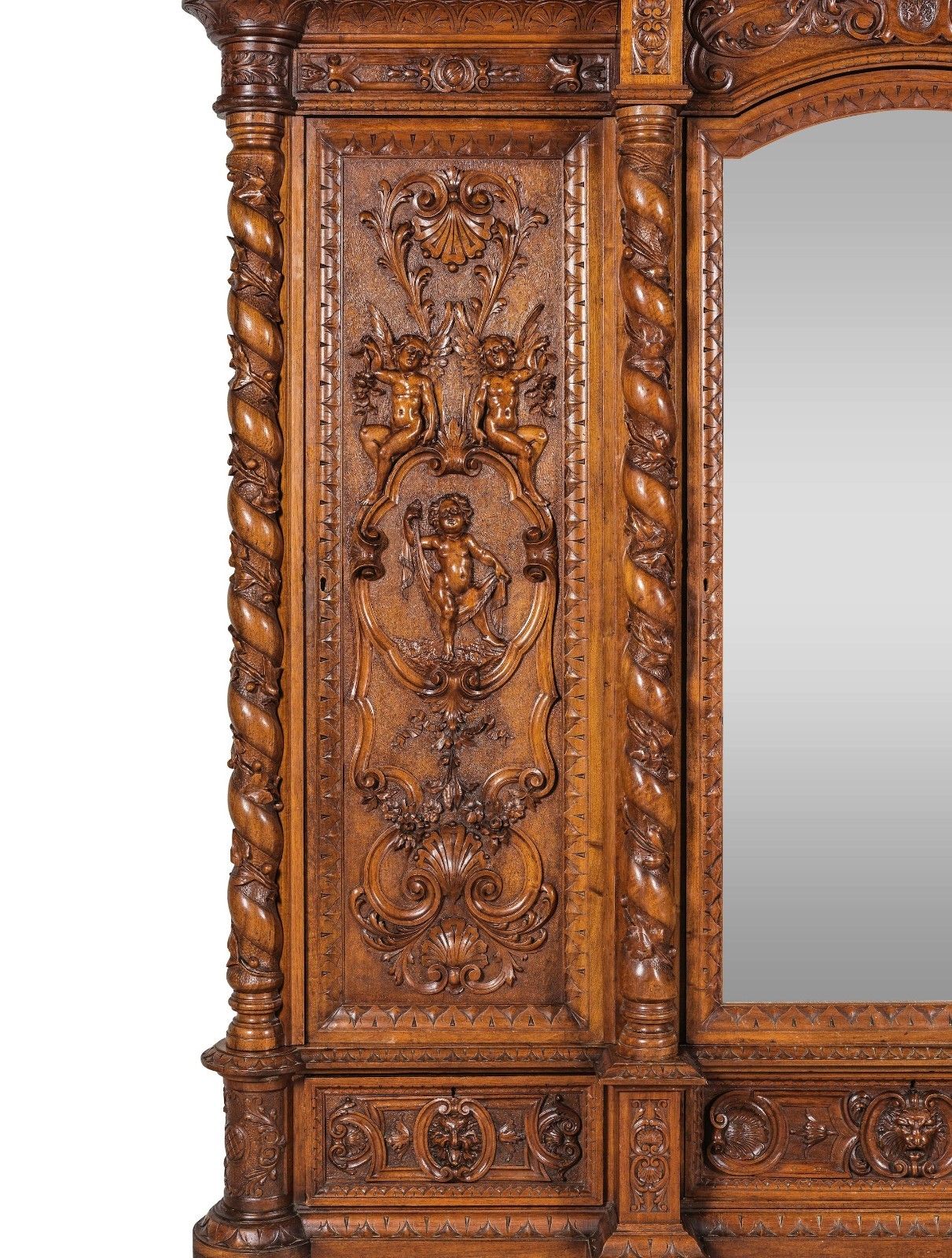 photo buy Antique Italian Renaissance Bedroom Set Attr Luigi Frullini 19th Century Chateau