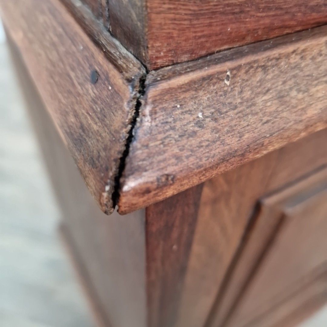 90.0 Antique Edwardian Coal Purdonium Cabinet Scuttle Wooden Mahogany Bedside Table photo