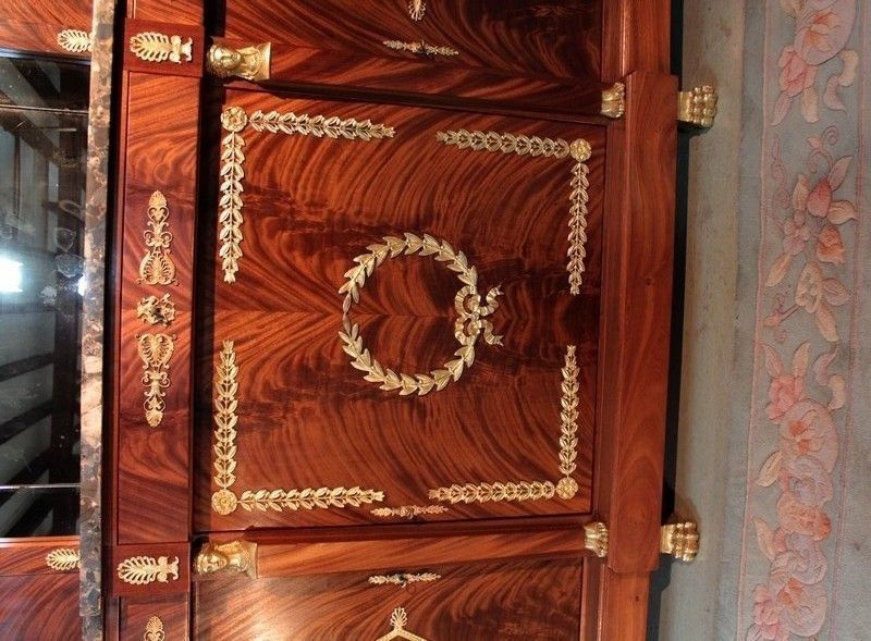 Sideboard Return Of Egypt In Mahogany 20th photo vintage