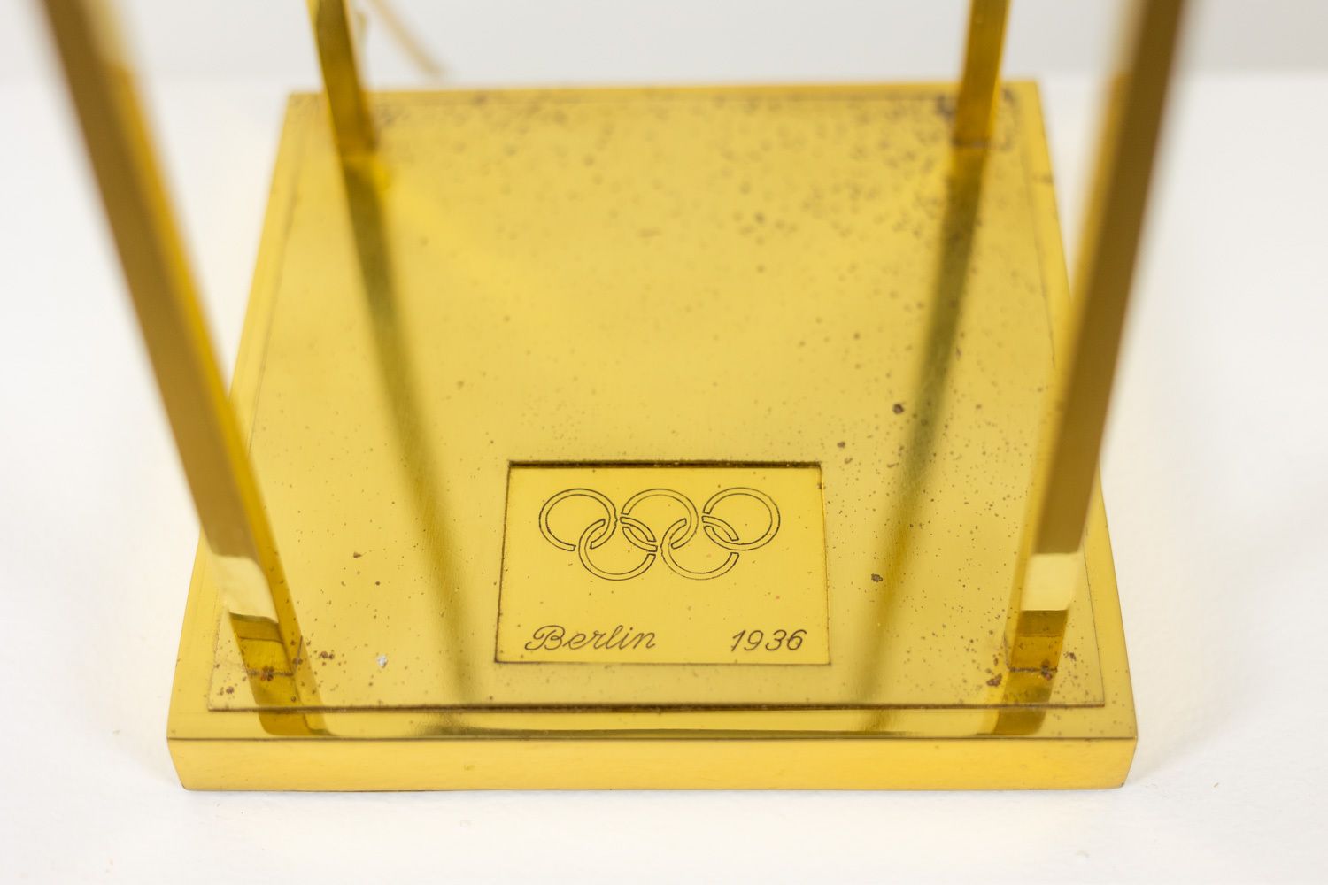 Lamp In Gilt Brass And Copper, Olympic Games Of 1936 photo 2400.0