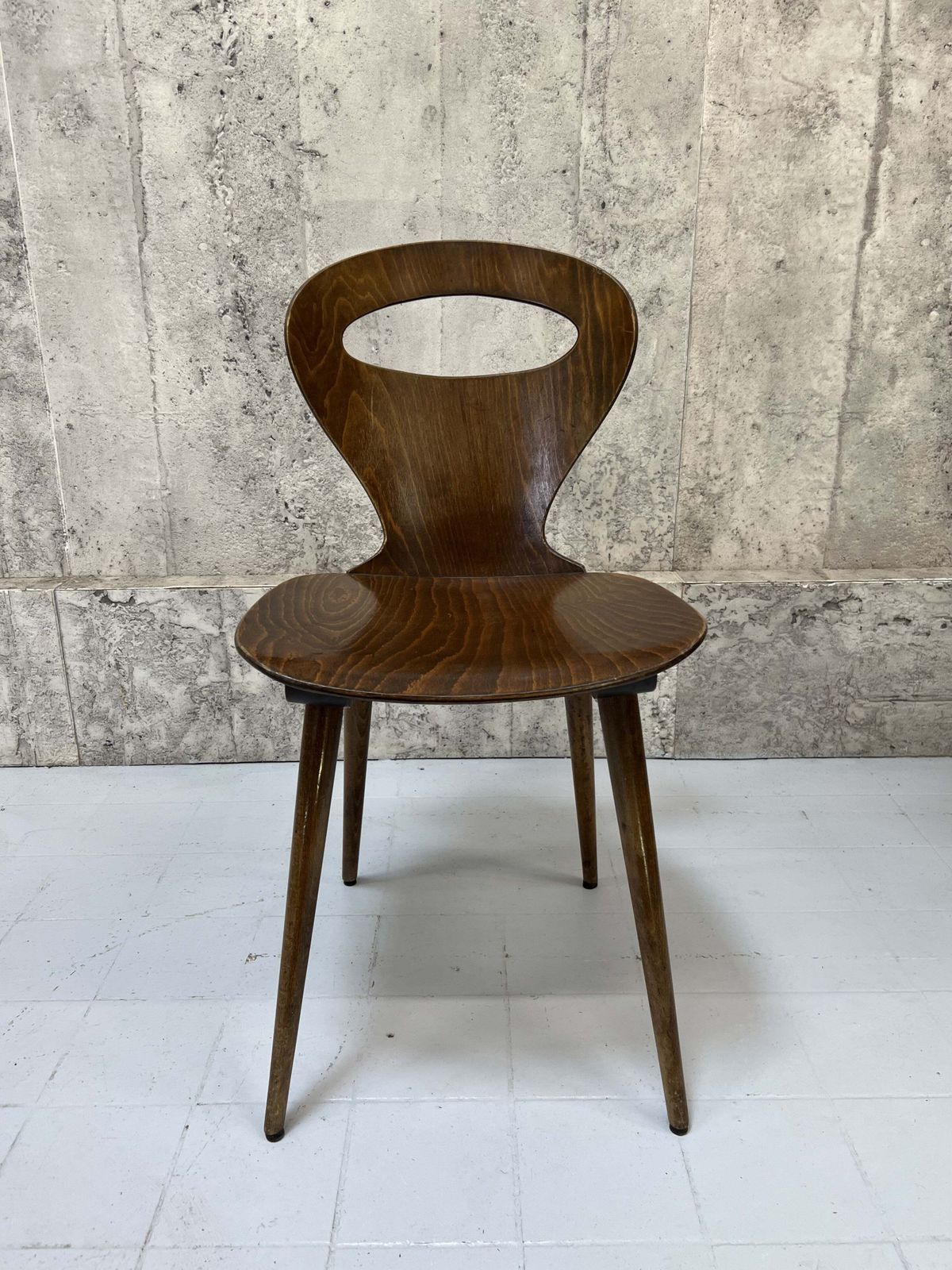Set Of 31 1950's Baumann Fourmi Bistro Chairs photo for sale