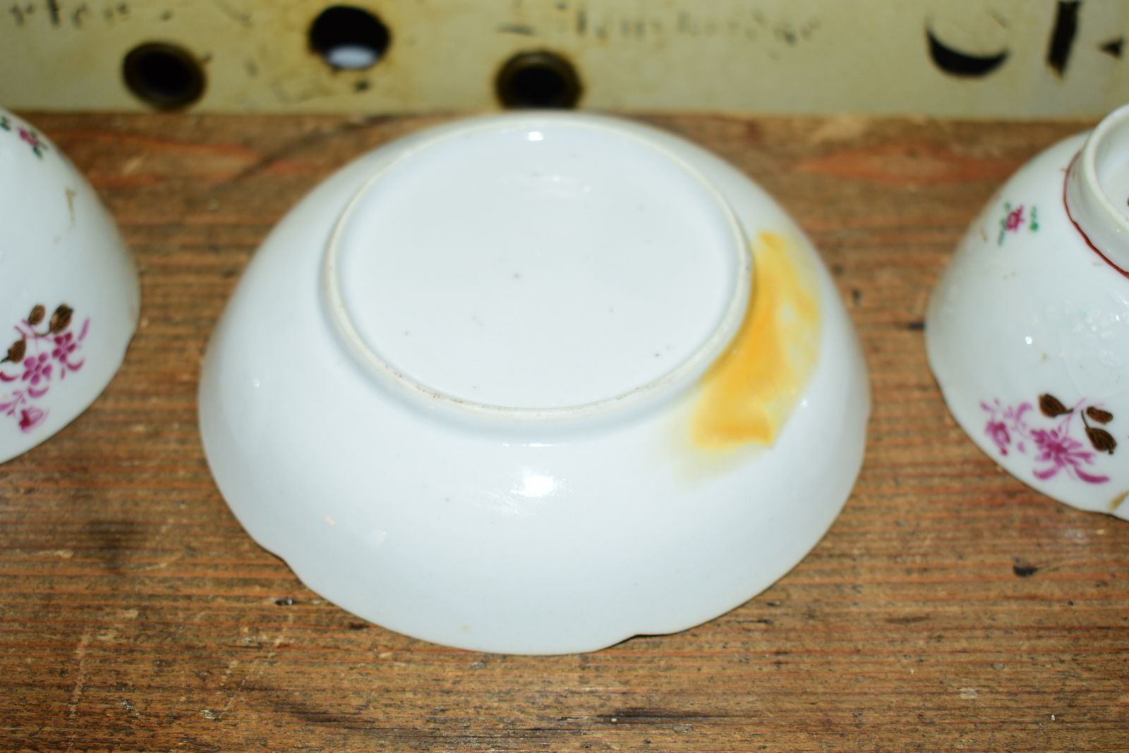 photo for sale 18th Century Chinese Export Famille Rose 3 Piece Tea Set   Qianlong Period C.1750