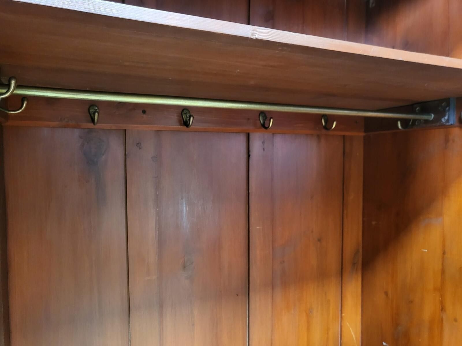 Antique 4 Door Mahogany Breakdown Wardrobe Bedroom photo 795.0