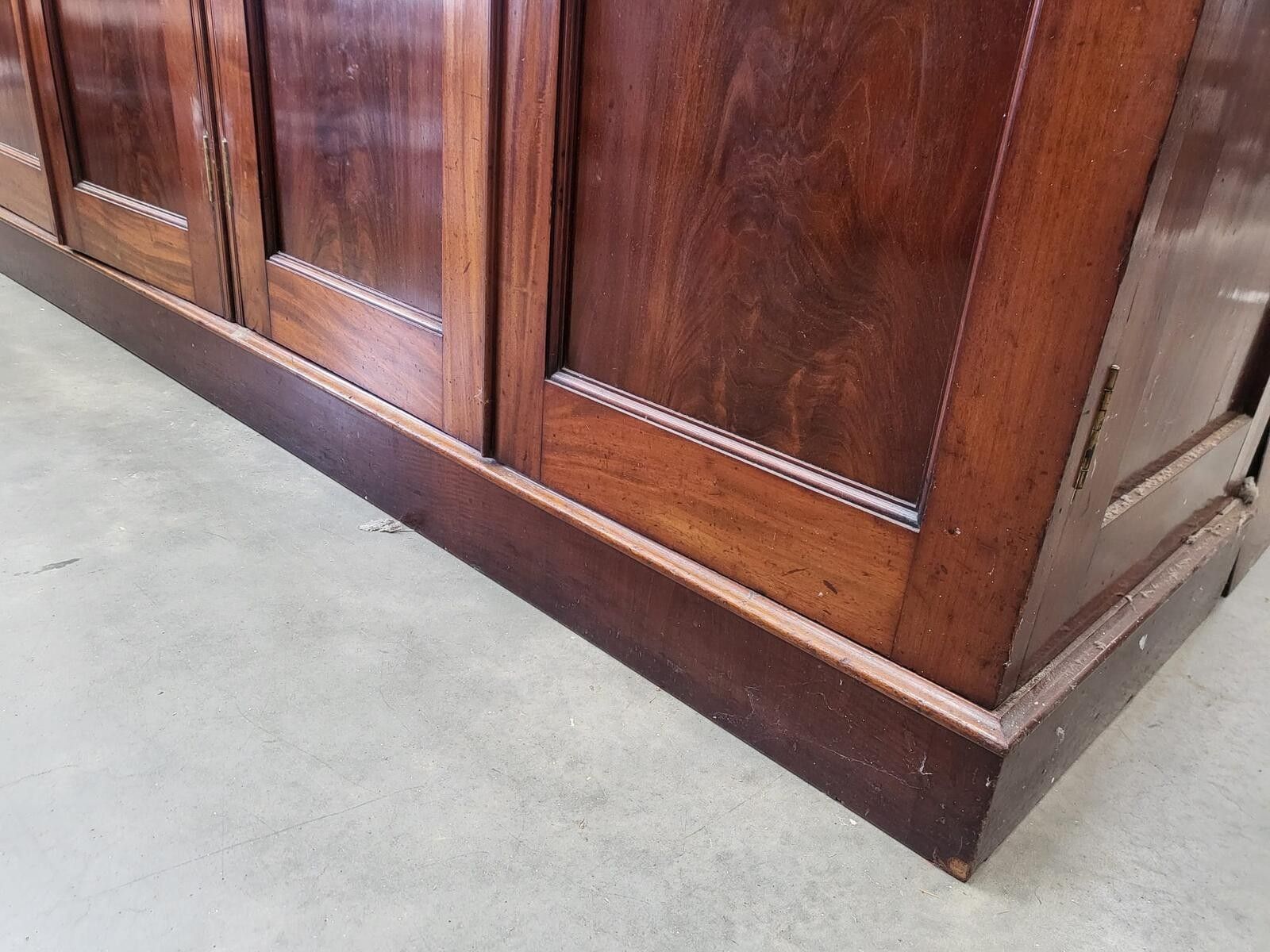 Antique 4 Door Mahogany Breakdown Wardrobe Bedroom photo buy