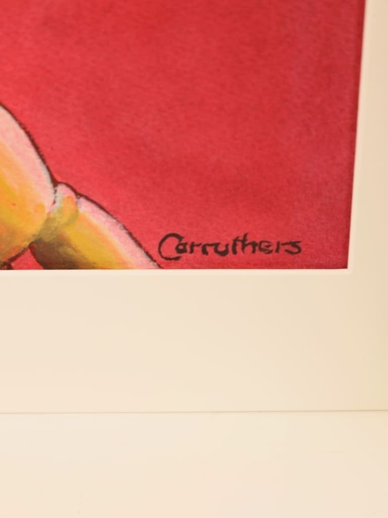 Derek Carruthers (1935–2021) – Untitled (Central Figure Surrounded By Mannequins) – Original Watercolour, Signed photo buy