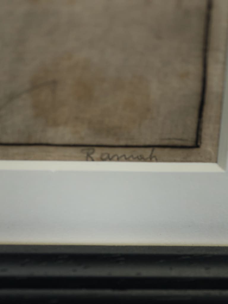 Limited Edition Engraving By Henri Ramah On "Unicorn" Laid Paper photo vinterior