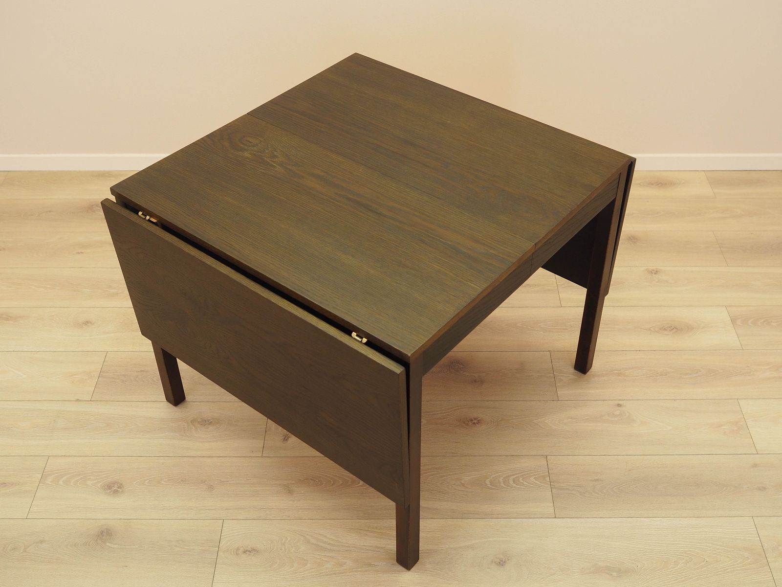 Table en chêne, design danois, années 1970, fabriquée au Danemark photo vinterior