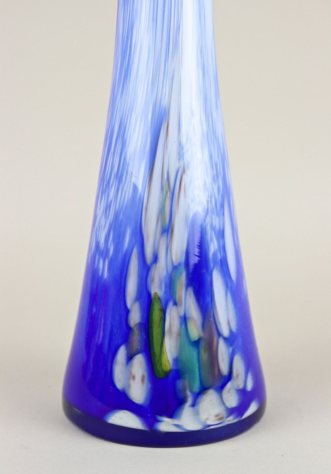 photo for sale 20th Century Murano Glass Vase "Jack In The Pulpit", Italy Circa 1970