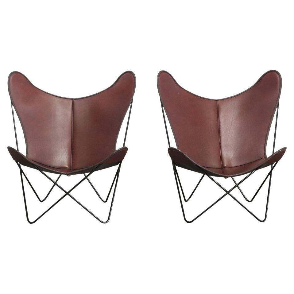 Bkf Butterfly Chairs By Jorge Ferrari Hardoy, Set Of Two