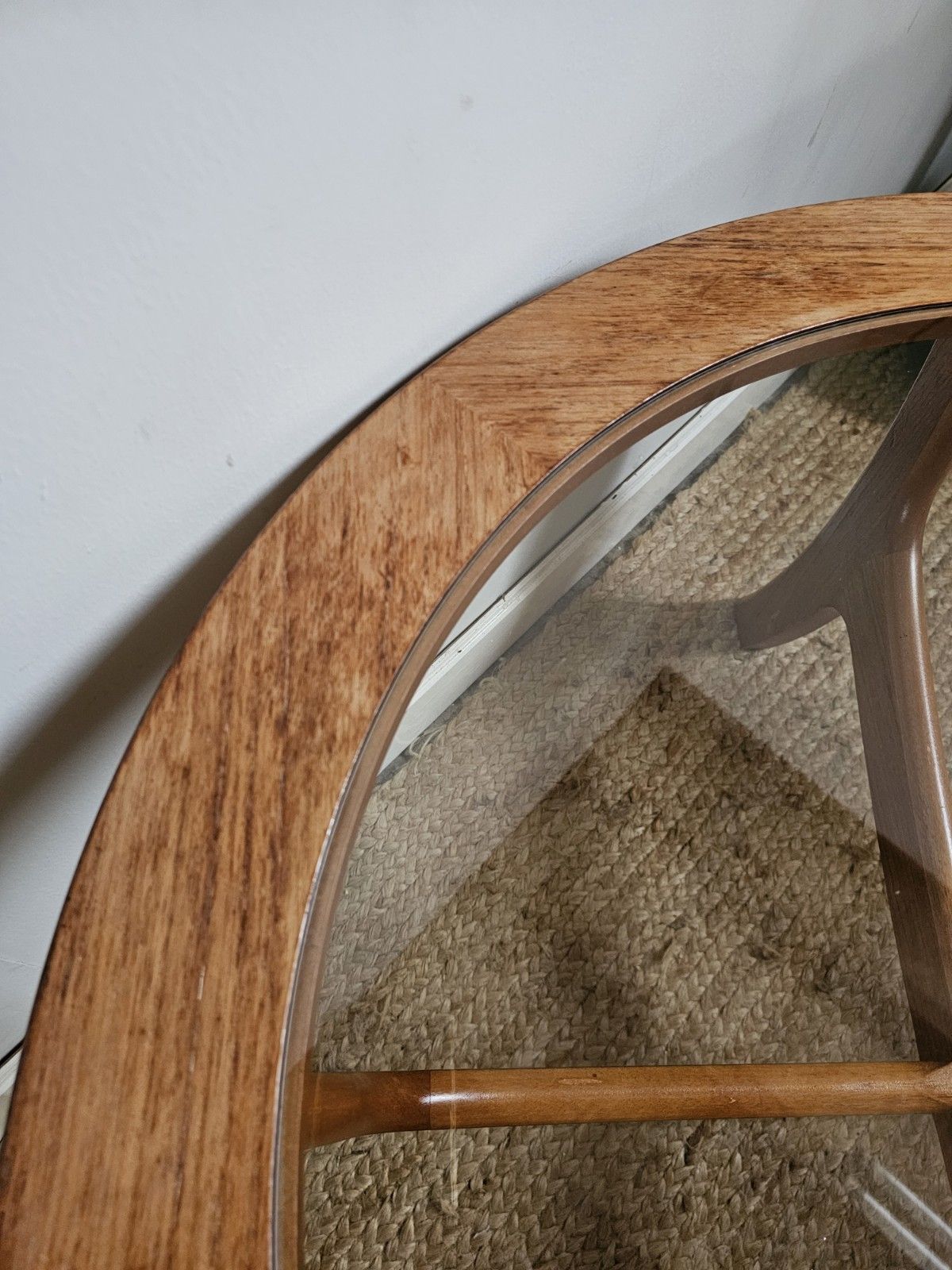 G Plan Coffee Glass Top Teak Mid Century Circular Retro Circular Delivery photo buy