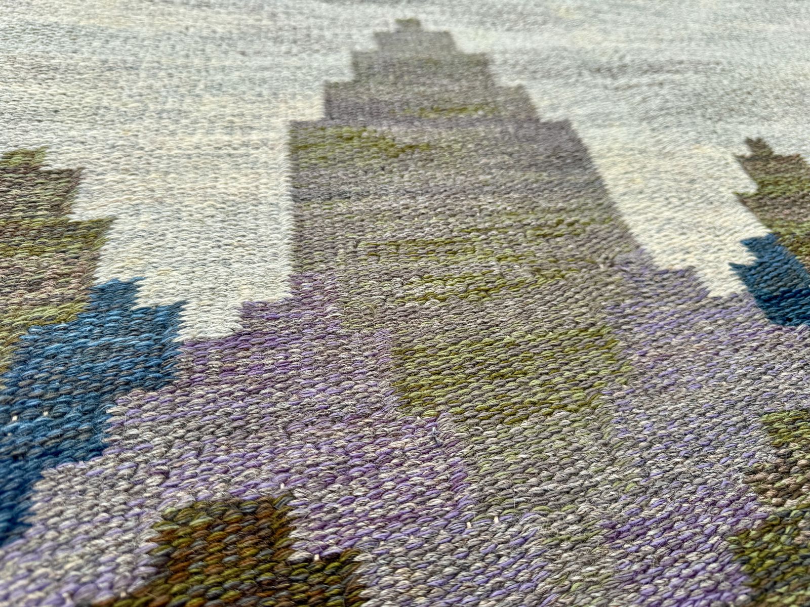 photo furniture 1950s Swedish Flatweave Rug By Judith Johansson