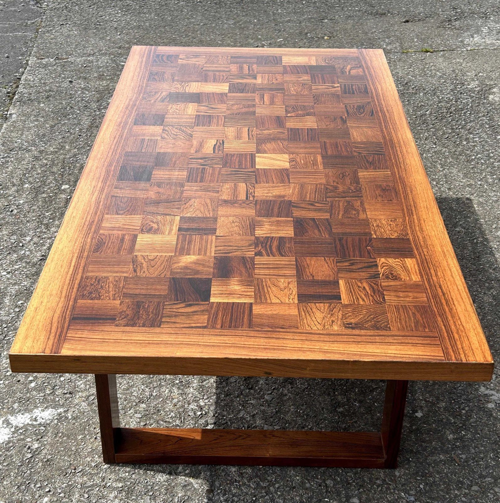 Fab Mid Century Danish Xl Rosewood Coffee Table Poul Cadovius France & Sons 60's photo Furniture