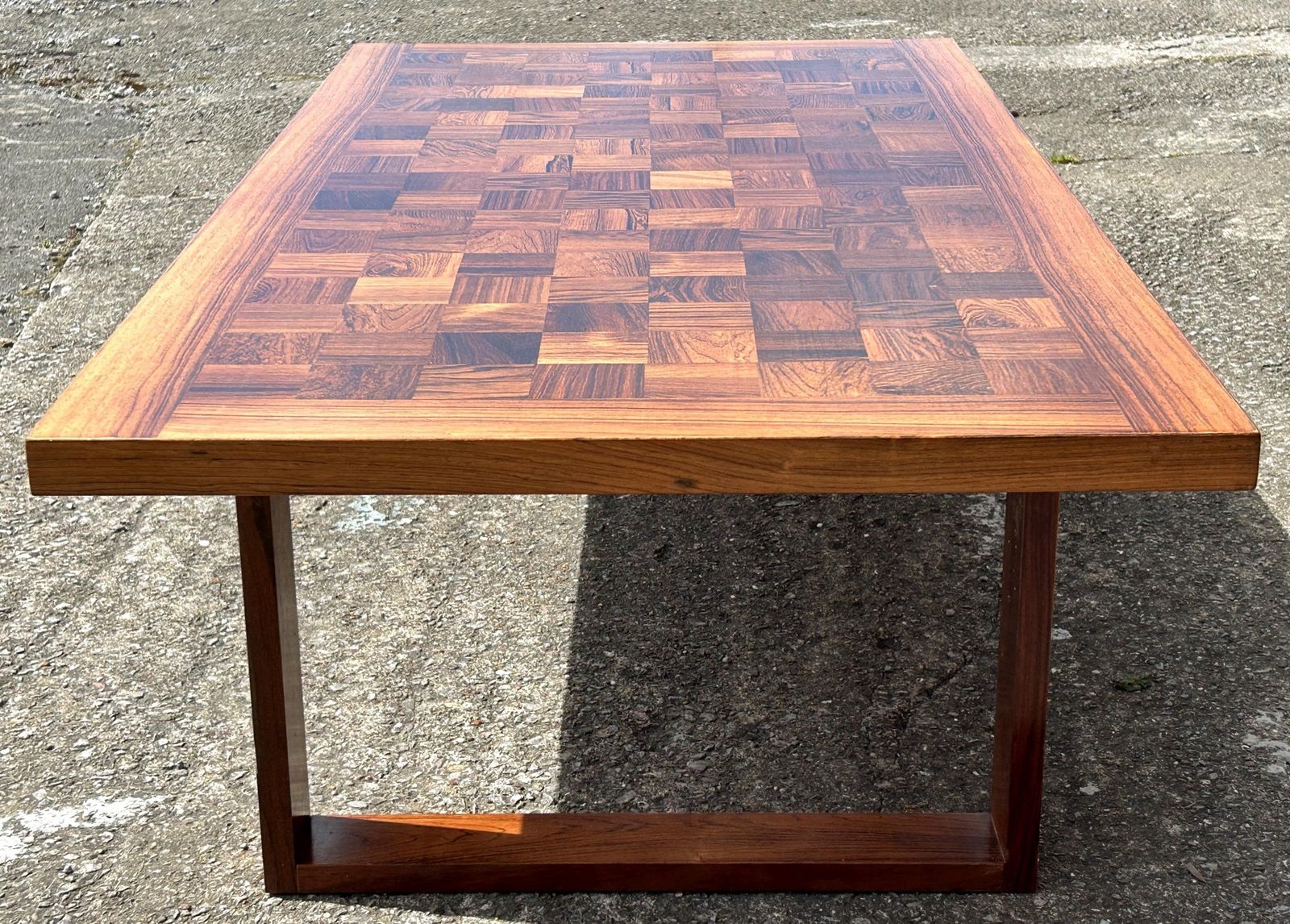 Fab Mid Century Danish Xl Rosewood Coffee Table Poul Cadovius France & Sons 60's photo 465.0