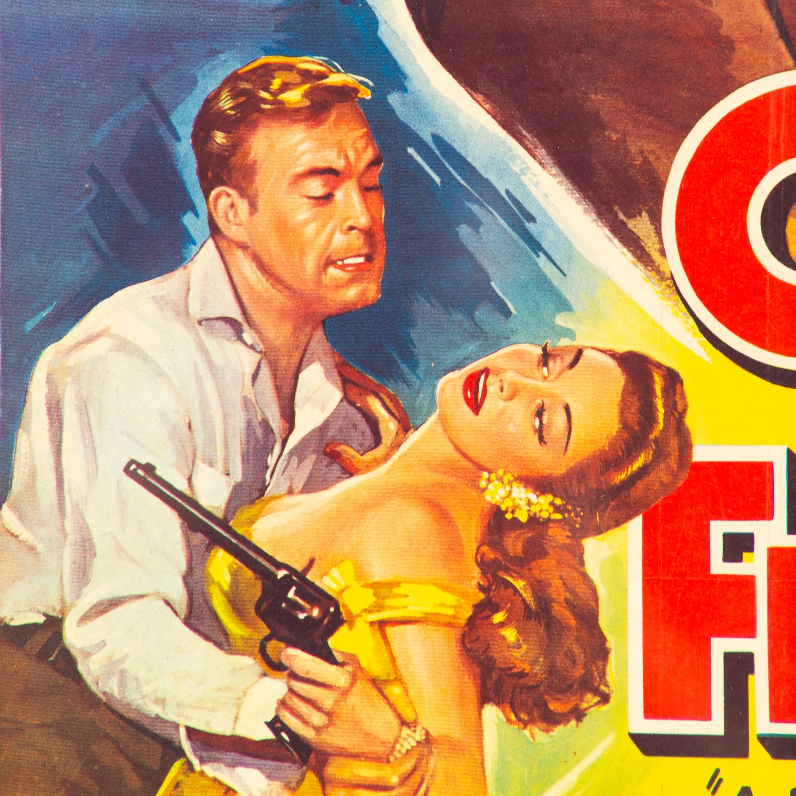 A Perilous Journey   1950s Belgian Film Poster photo for sale