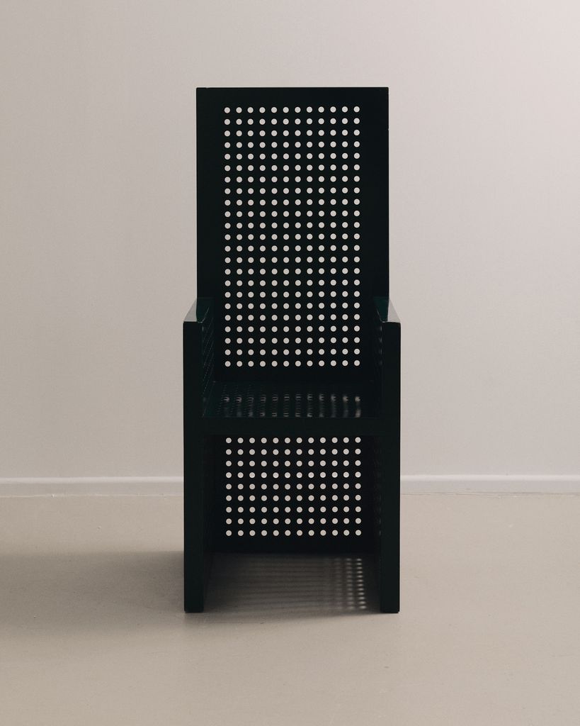Perforated Steel Amchair By Urano Palma photo vinterior