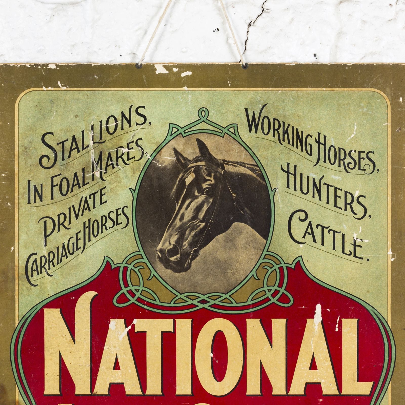 National Live Stock Insurance Show Card photo furniture