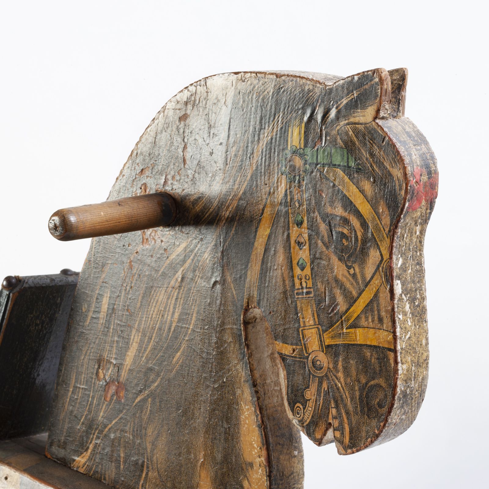 photo furniture Charming, Late Victorian Child's Toy Rocking Horse