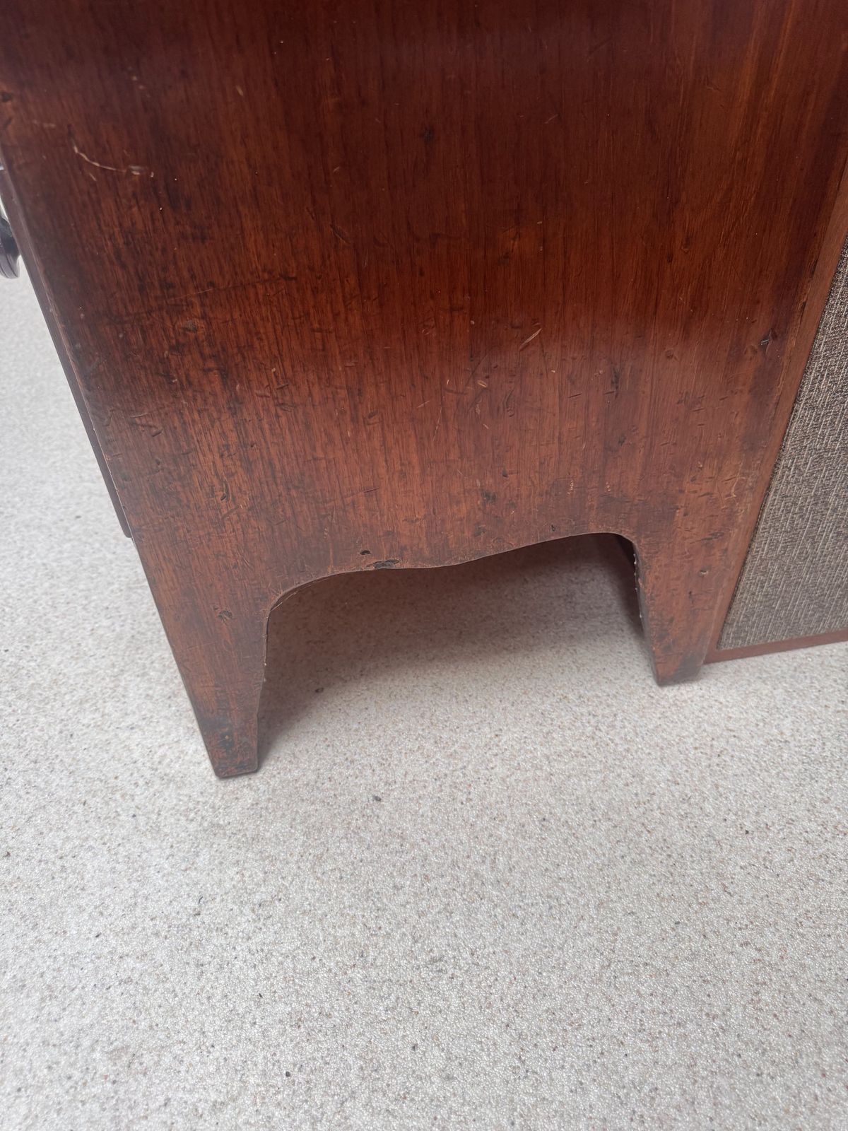 Regency Mahogany Bow Front Chest Of Drawers photo vinterior