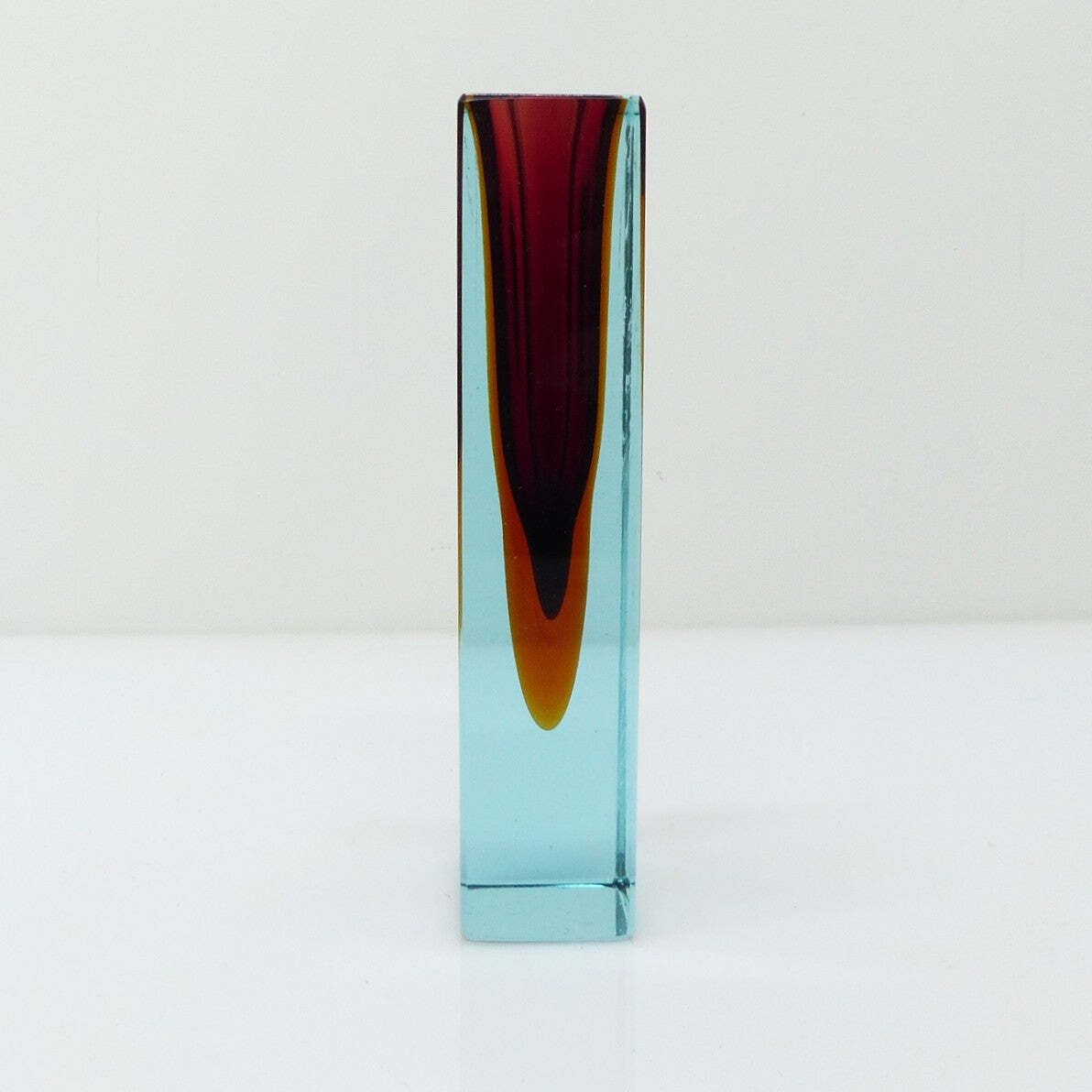 Seguso Vetri D'arte Sommerso Vase, Murano, Circa 1960 photo Home Decor