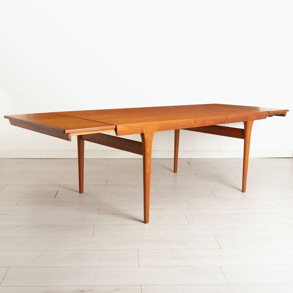 Midcentury Danish Extending Dining Table In Teak By Kofod Larsen For Faarup Mobelfabrik C.1965 photo furniture