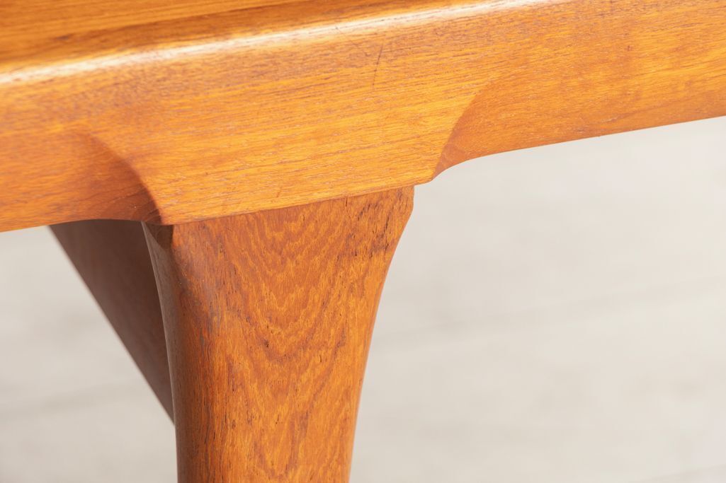 Midcentury Danish Extending Dining Table In Teak By Kofod Larsen For Faarup Mobelfabrik C.1965 photo for sale