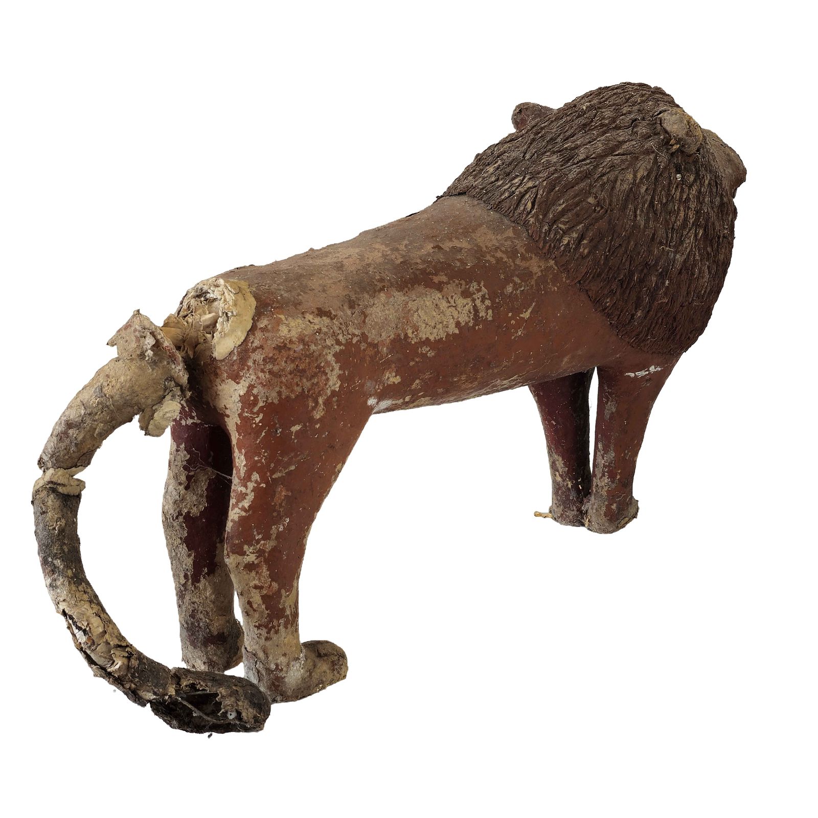 photo furniture Fabulous Large Folk Art Lion Sculpture   Early 20th Century Rustic   Scratch Built