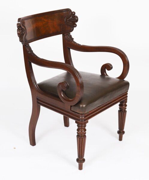 photo buy George III Regency Period Dining Table Set Circa 1820  19th C