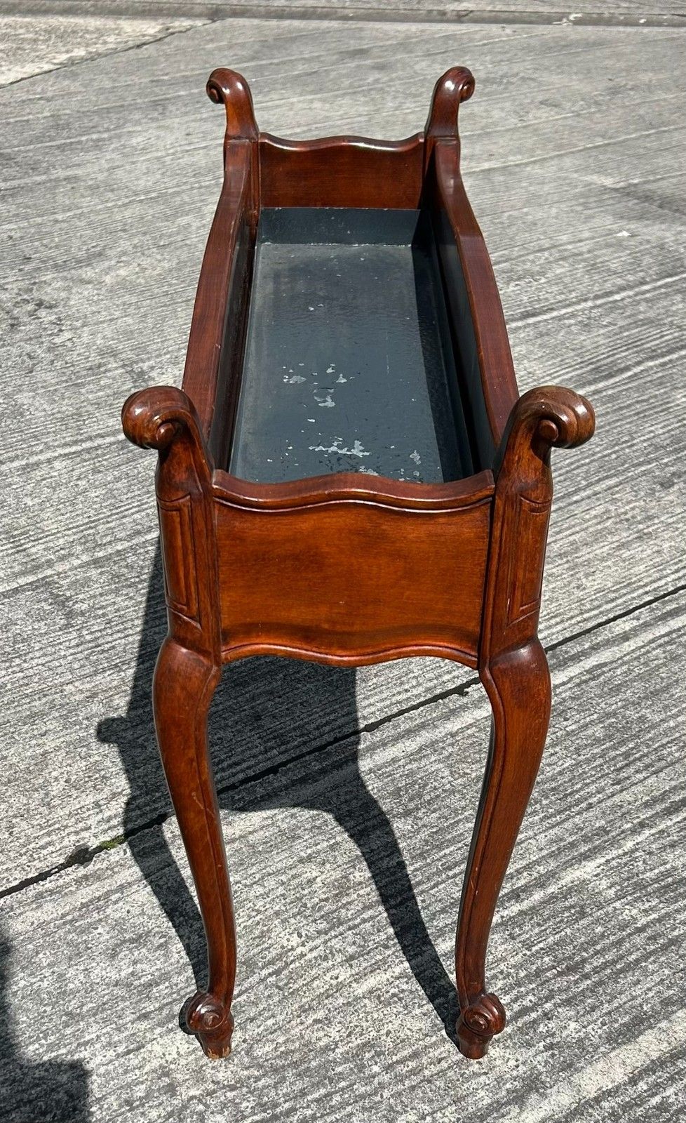 photo for sale Quality Reproduction French Louis Style Mahogany Tall Planter Wine Cooler Stand