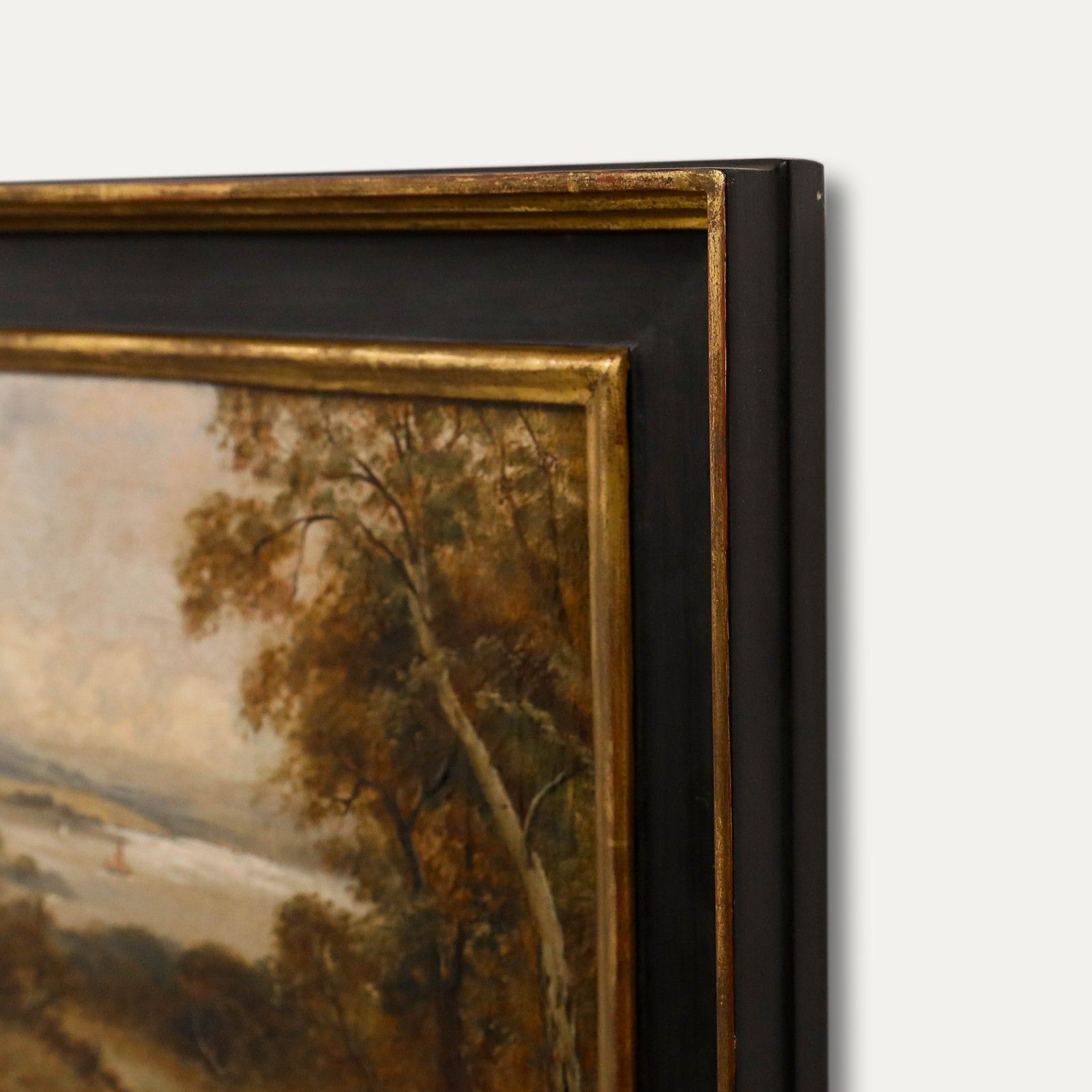 Sidney Yates Johnson (Fl. 1890 1926) Framed Oil, Rail Sails On The Estuary photo buy
