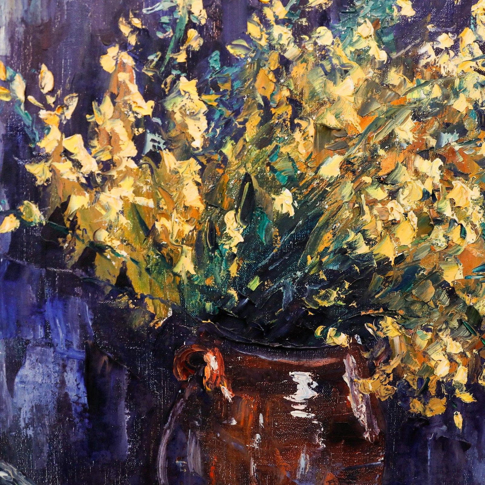 A. Destordeur Framed Mid 20th Century Oil, Flowers By The Window Sill photo 995.0