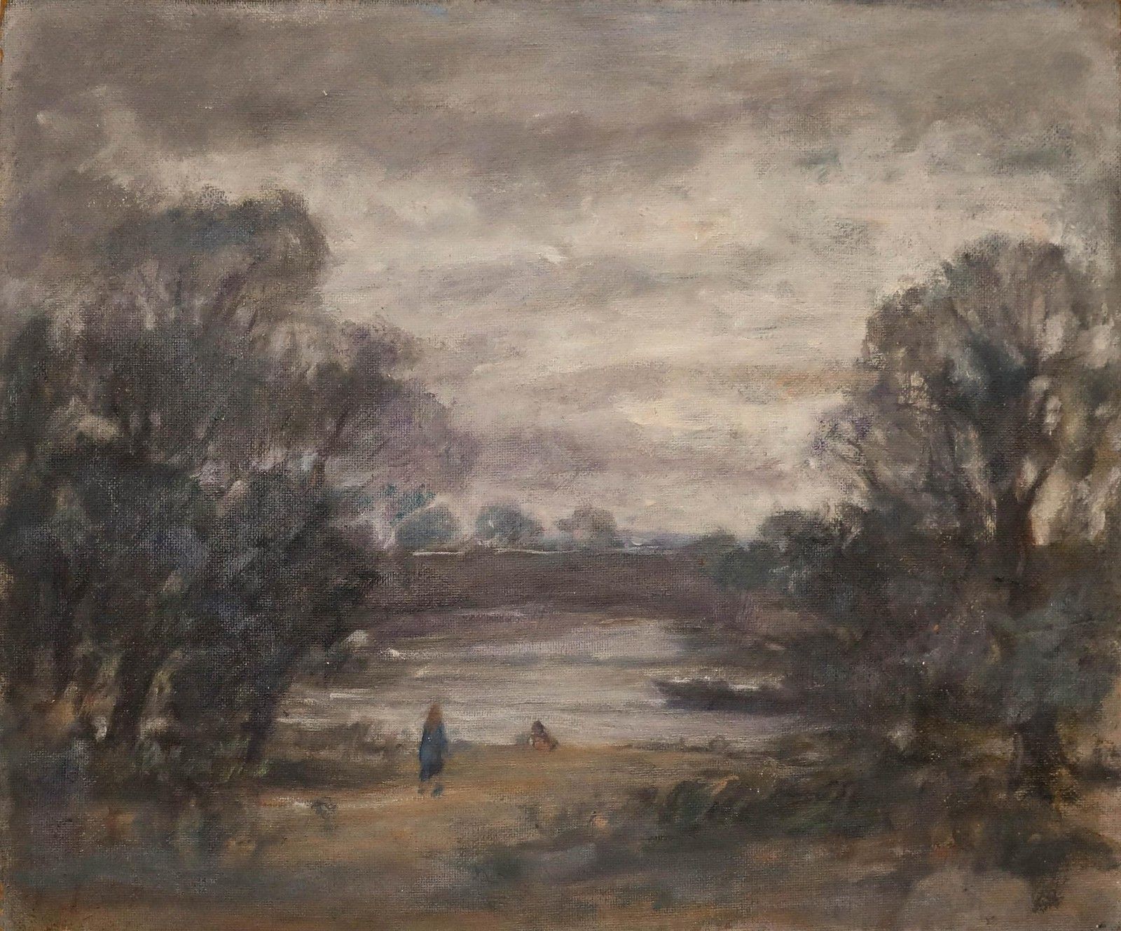 George Weissbort (1928 2013) 20th Century Oil, A Trip To The Lake photo furniture