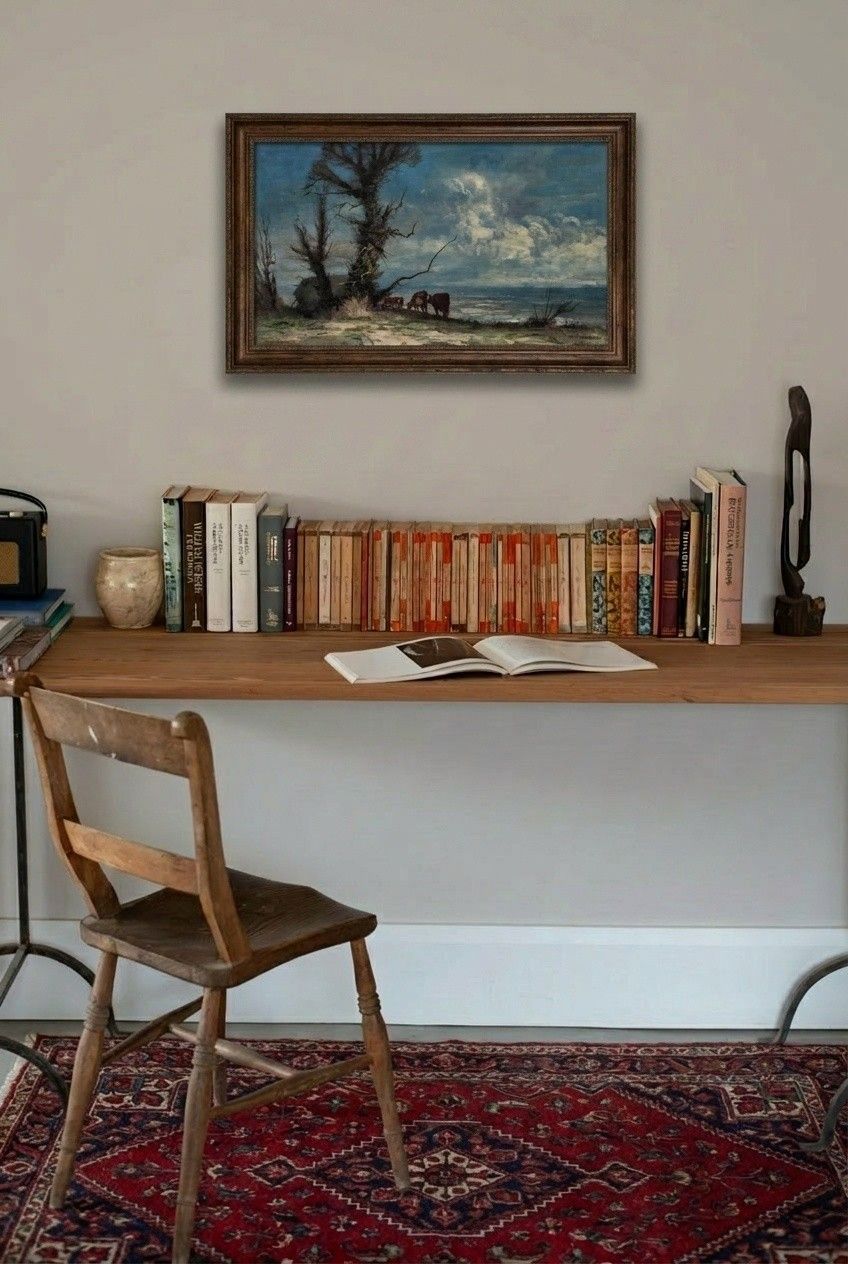 Kenneth Raymond Denton (1932 2024) 20th Century Oil, Cumulus Clouds photo for sale