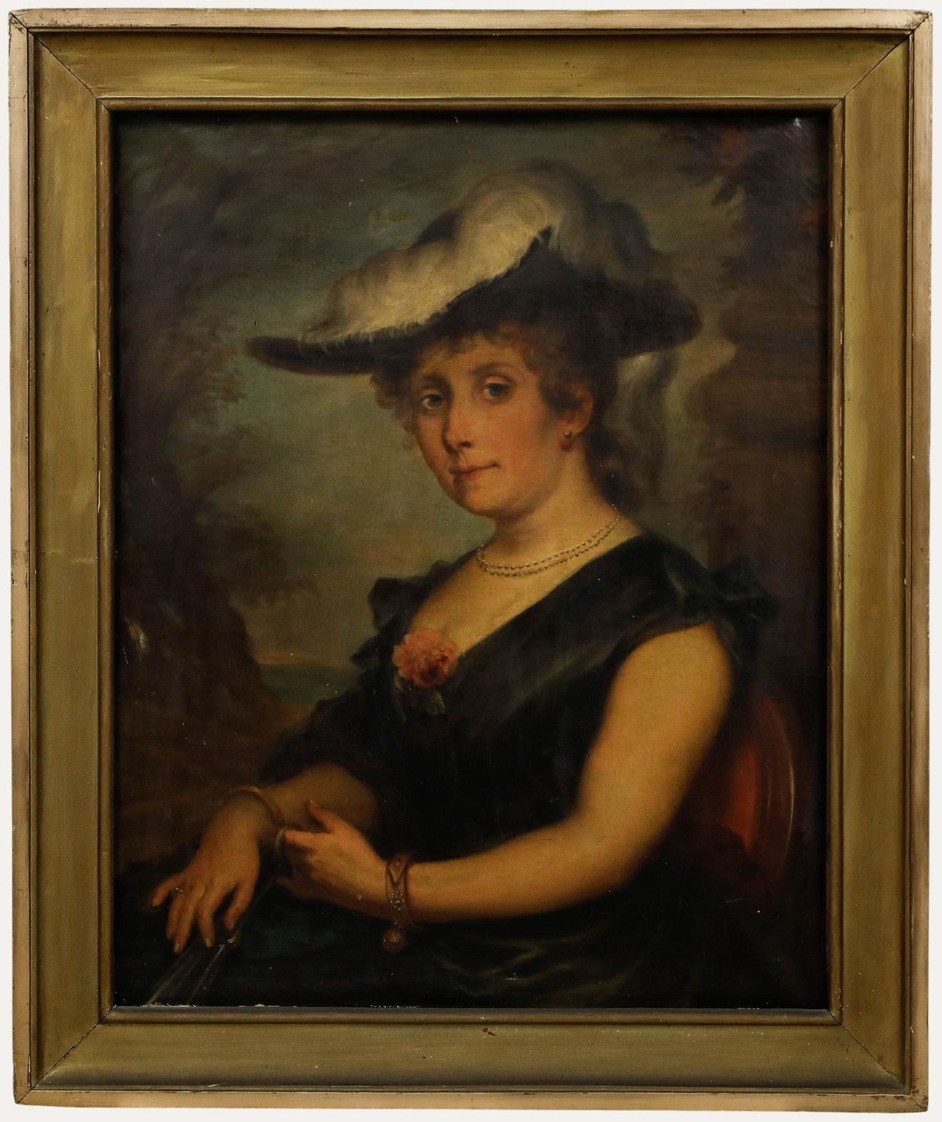 Early 19th Century Oil A Lady Of Quality