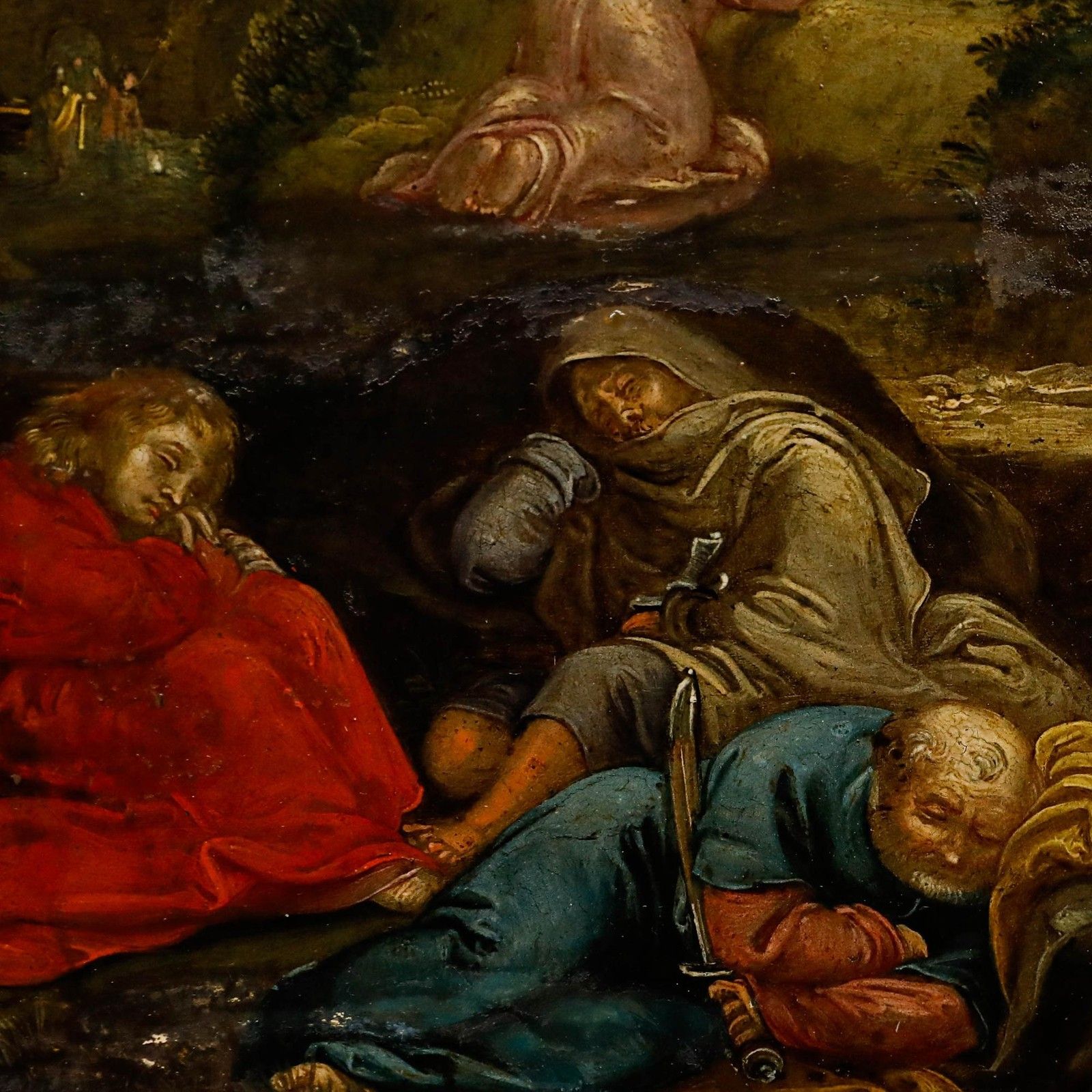 18th Century Oil Christ On The Mount Of Olives photo 1250.0