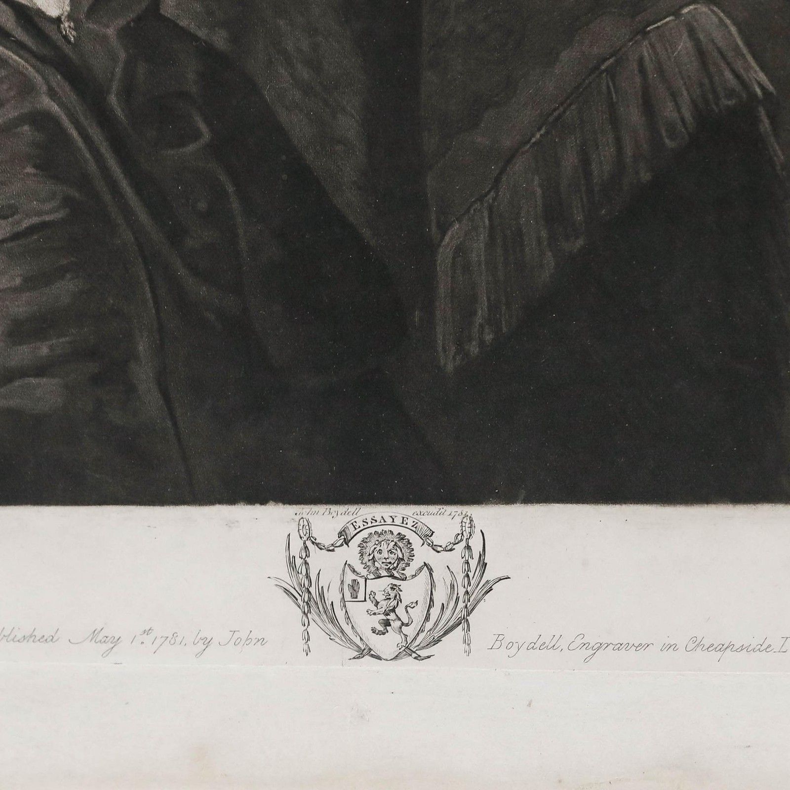 Josiah Boydell After Rembrandt 1781 Mezzotint, The Preacher And His Wife photo 225.0