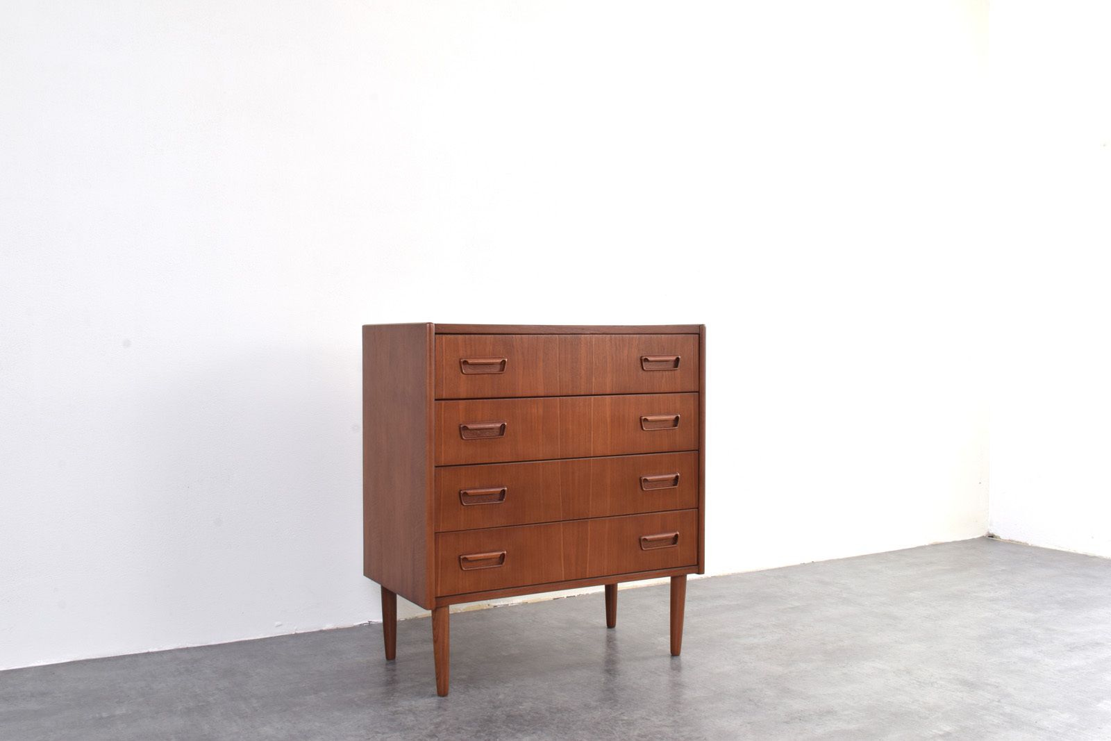 Mid Century Danish Teak Chest Of Drawers, 1960s. photo vintage