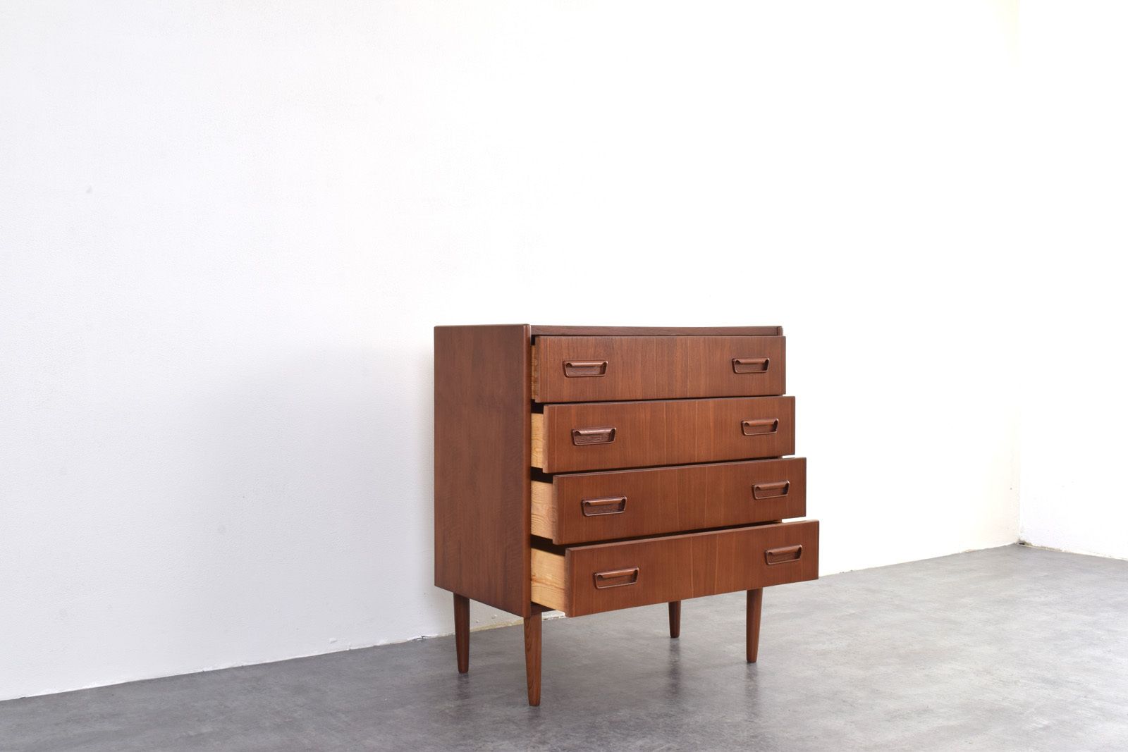 photo for sale Mid Century Danish Teak Chest Of Drawers, 1960s.
