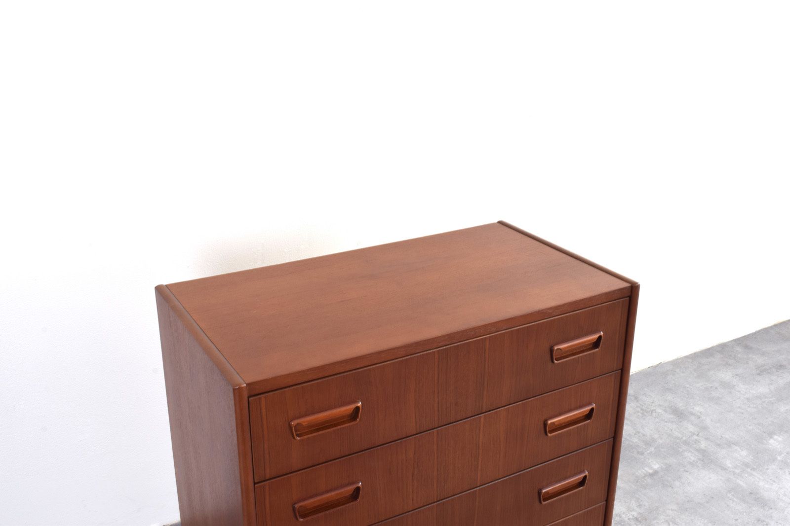 1095.0 Mid Century Danish Teak Chest Of Drawers, 1960s. photo