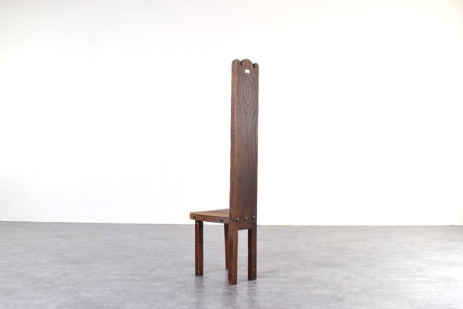 Spanish High Back Chair From Ormecasa With Jesus And Apostles, 1970s. photo buy