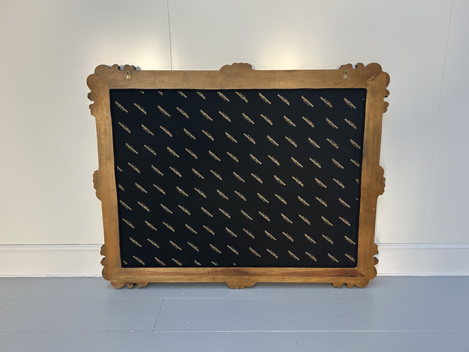 Asnaghi Carved Wood And Gilt Wall Mirror photo vintage