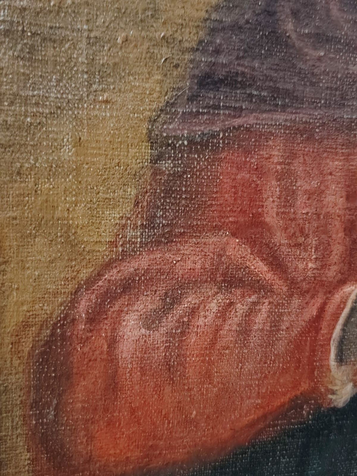 Madonna Orante Oil On Canvas 17th Century Central Italy photo vinterior