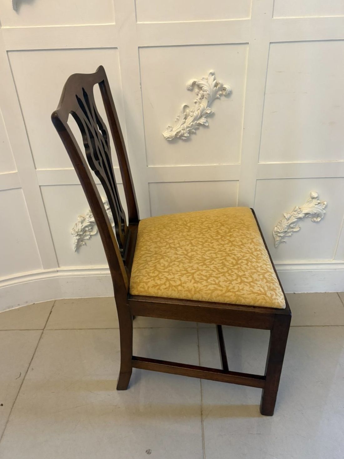 Antique 19th Century Mahogany Side Chairs Pair English photo buy