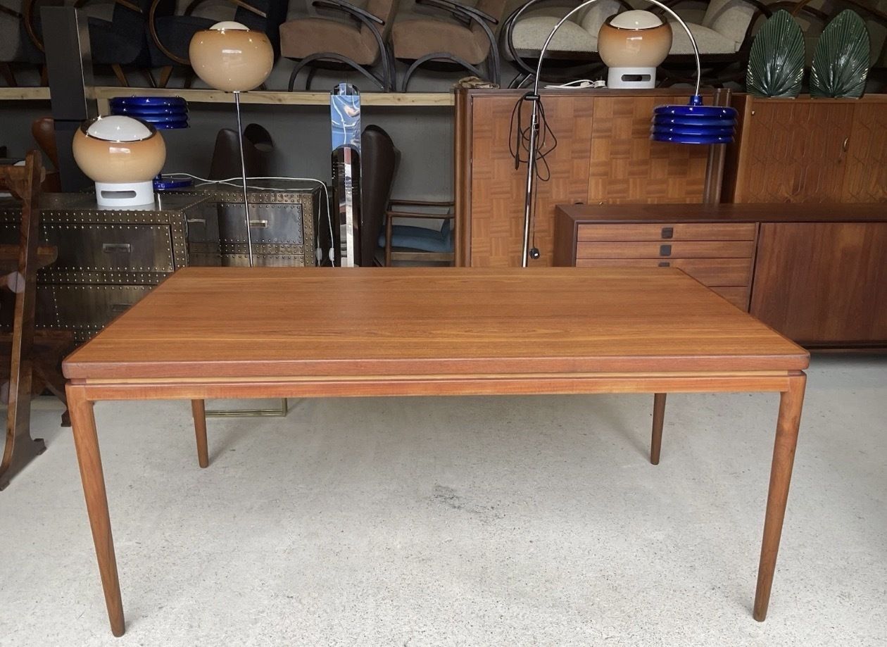 Furniture Danish Extending Dining Table By Johannes Andersen For Christian Linneberg photo