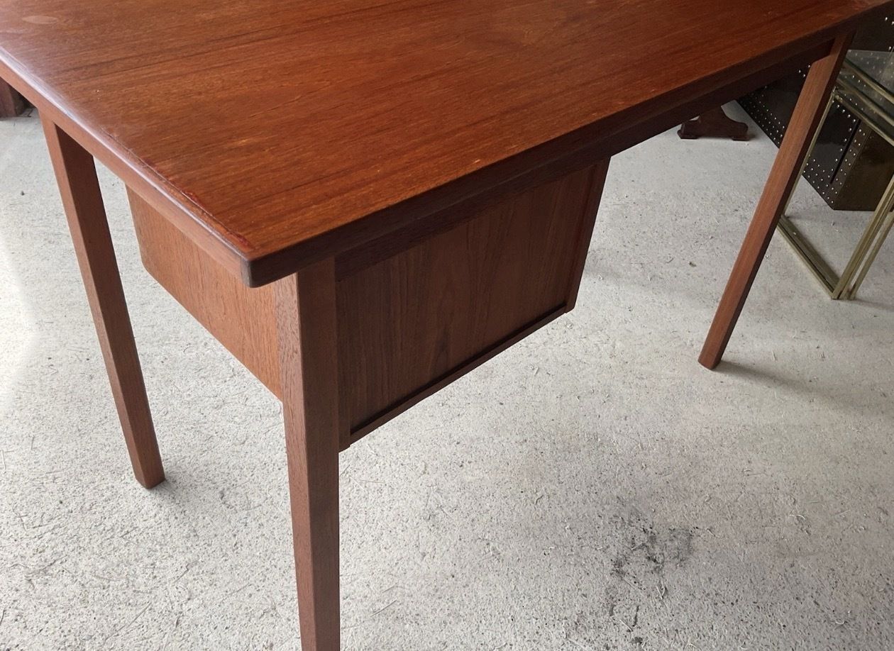 photo furniture Mid  Century Danish Teak Wood Desk By Gunnar Nielsen For Tibergaard