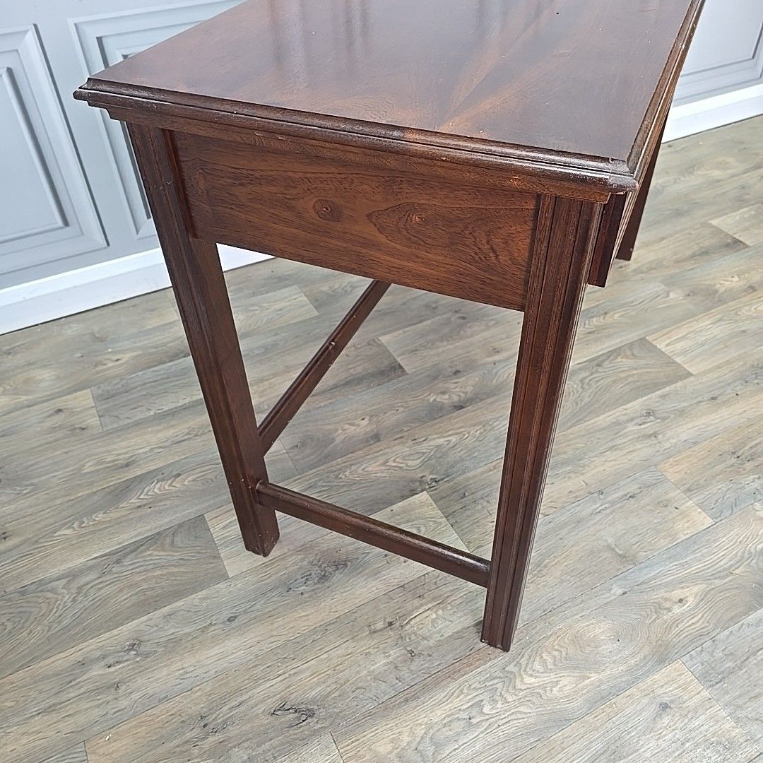 Furniture Antique Style Writing Table Console Desk Georgian Mahogany Drawers Wooden photo