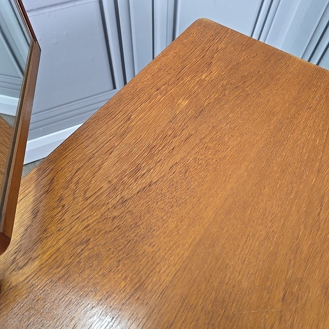 Stag Cantata Dressing Table Mid Century Teak Vanity Desk Mirror Retro Vintage photo buy